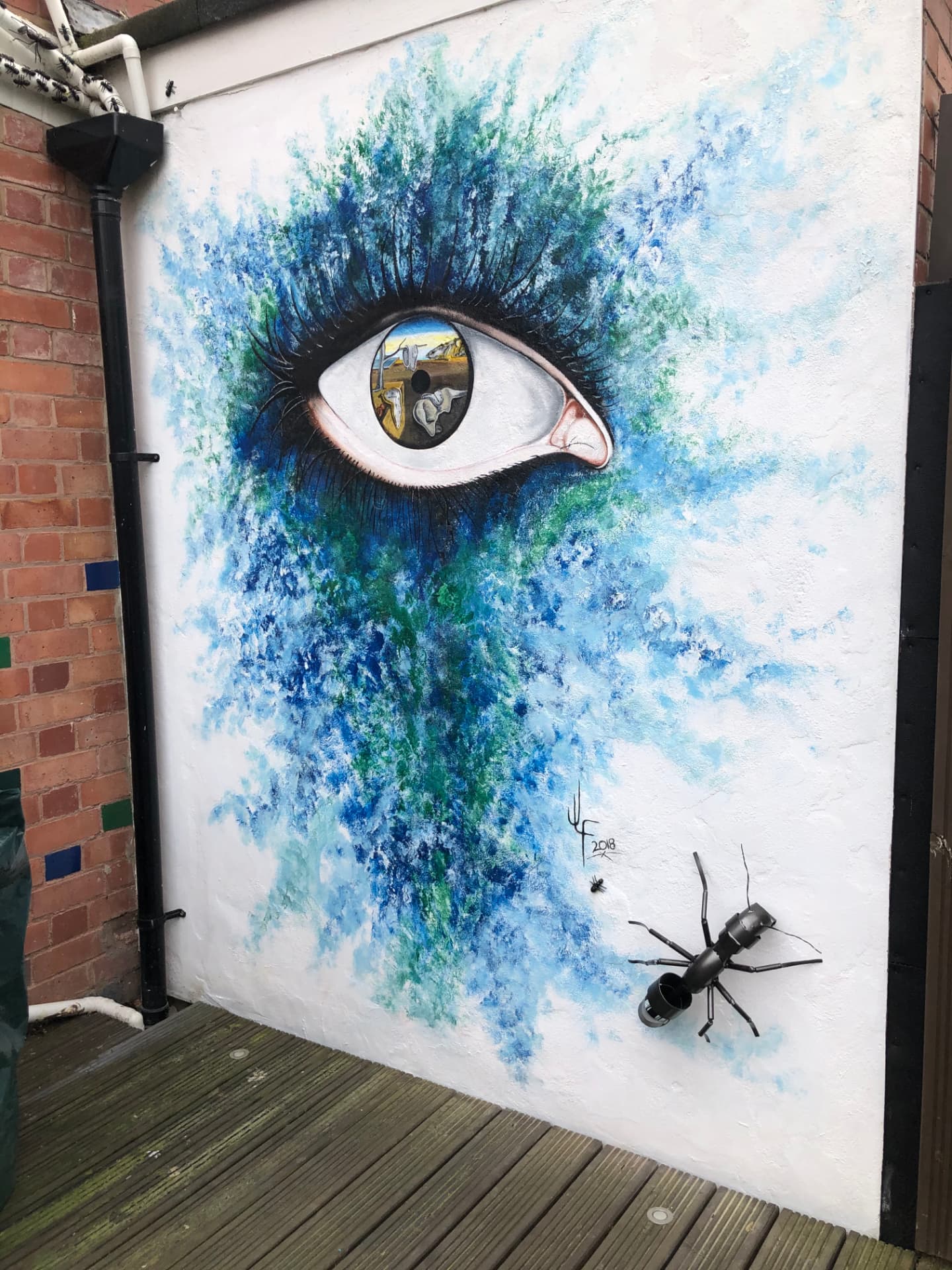 Dali Eye Wall mural by Jamie Lee Francis