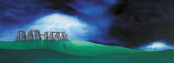 Solstice Storm oil painting by Jamie Lee Francis