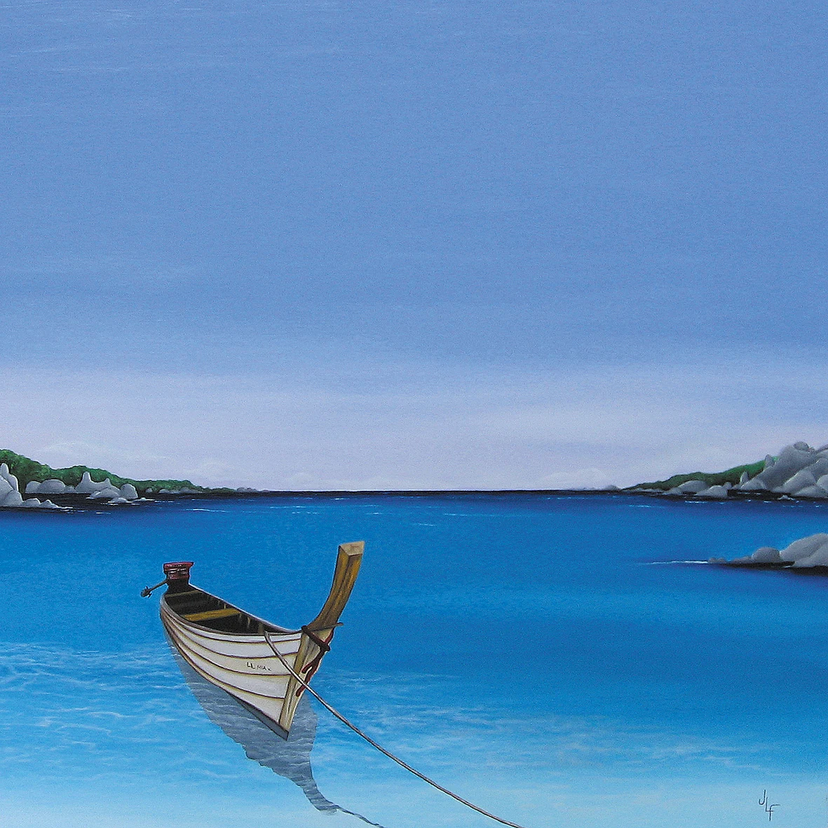 Memories of Thailand oil painting by Jamie Lee Francis